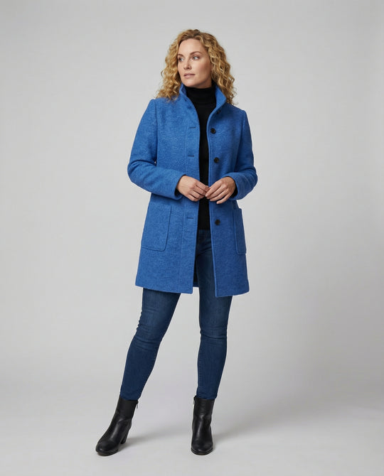 R&B | Elegante Jacke Aus Wollmischung Wolle Warm, Stilvoll