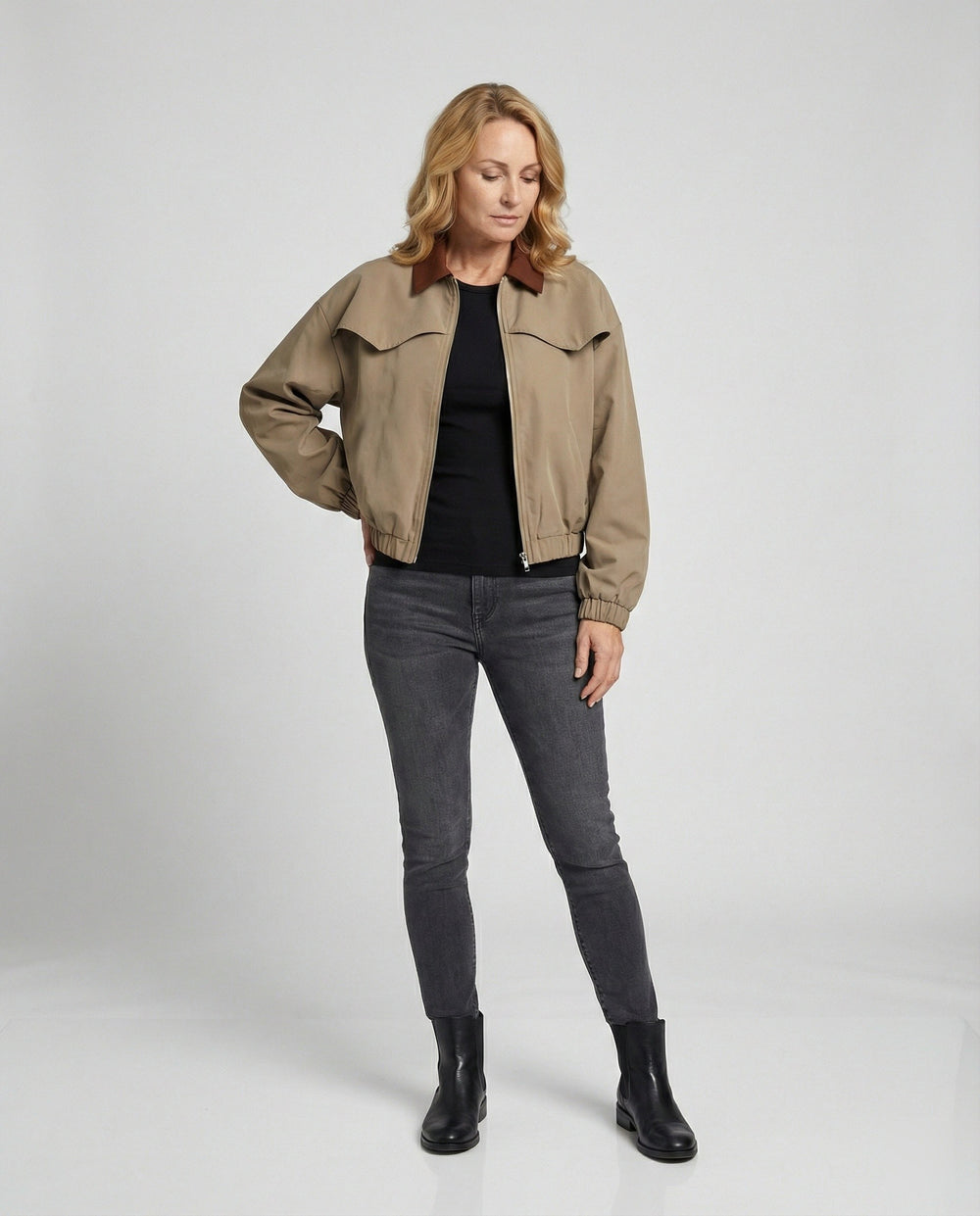 Freizeitkleidung Damen Blousonjacke Kurz