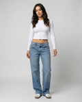 R&B | Retro Leoparden Print Stern Boyfriend Jeans