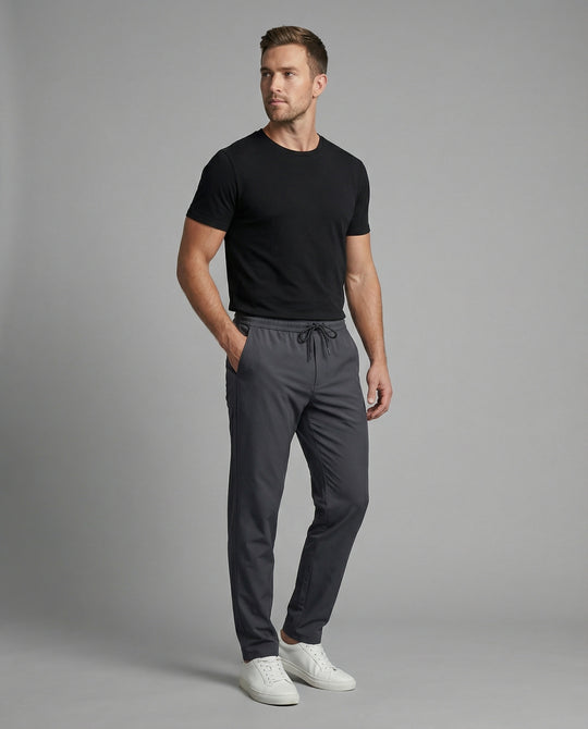 Herren Chinohose elastisch mit Tunnelzug