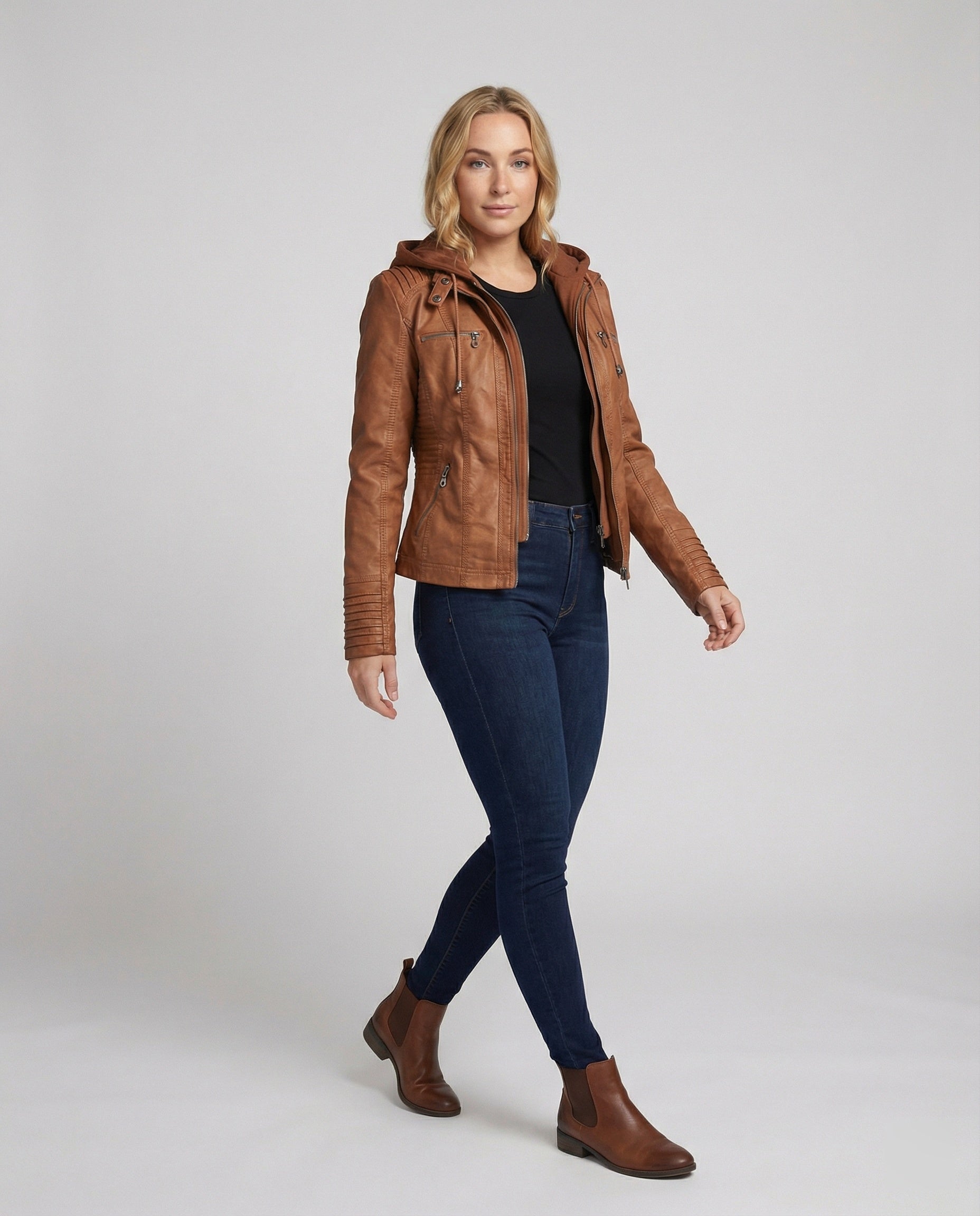 Wetterfester Damen jacke mit Kapuze