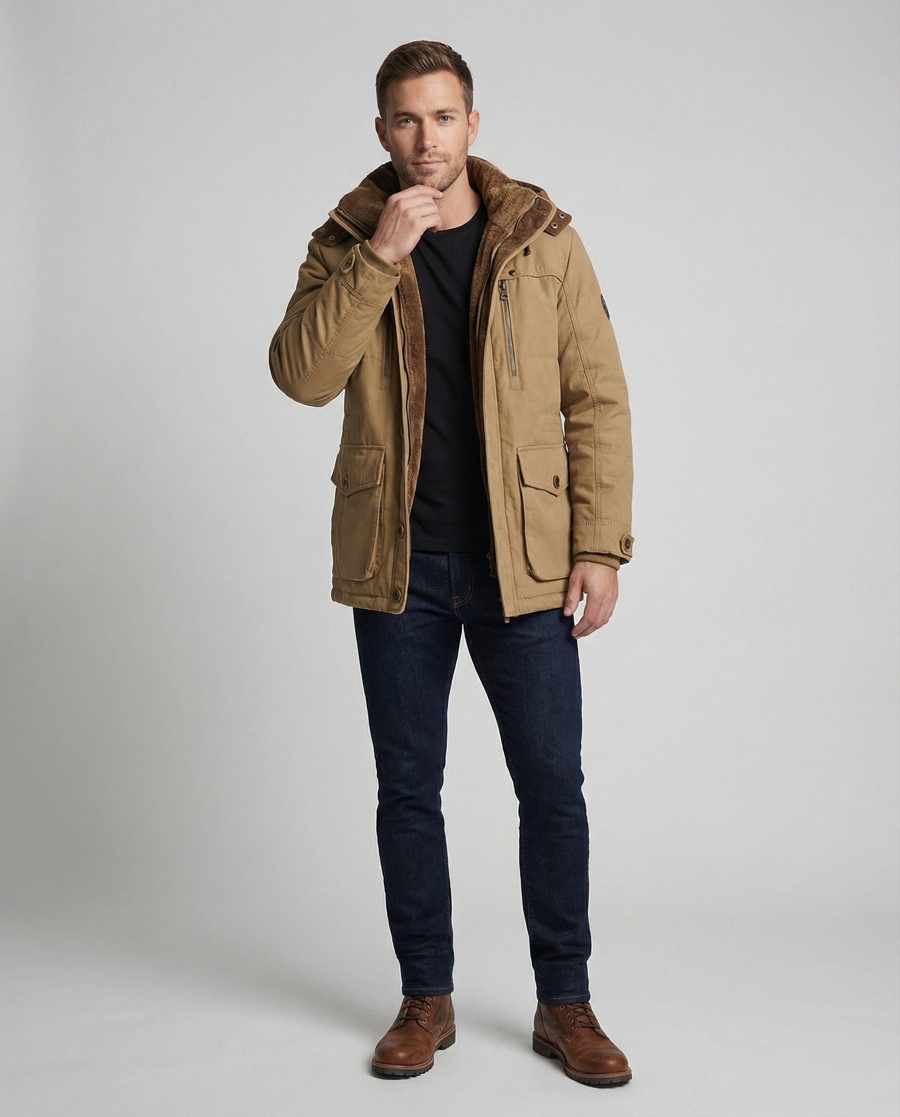 Warme Funktionale Winterjacke