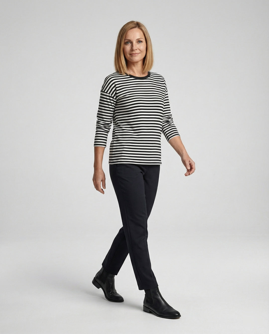 Freizeitkleidung Damen Longsleeve Breton