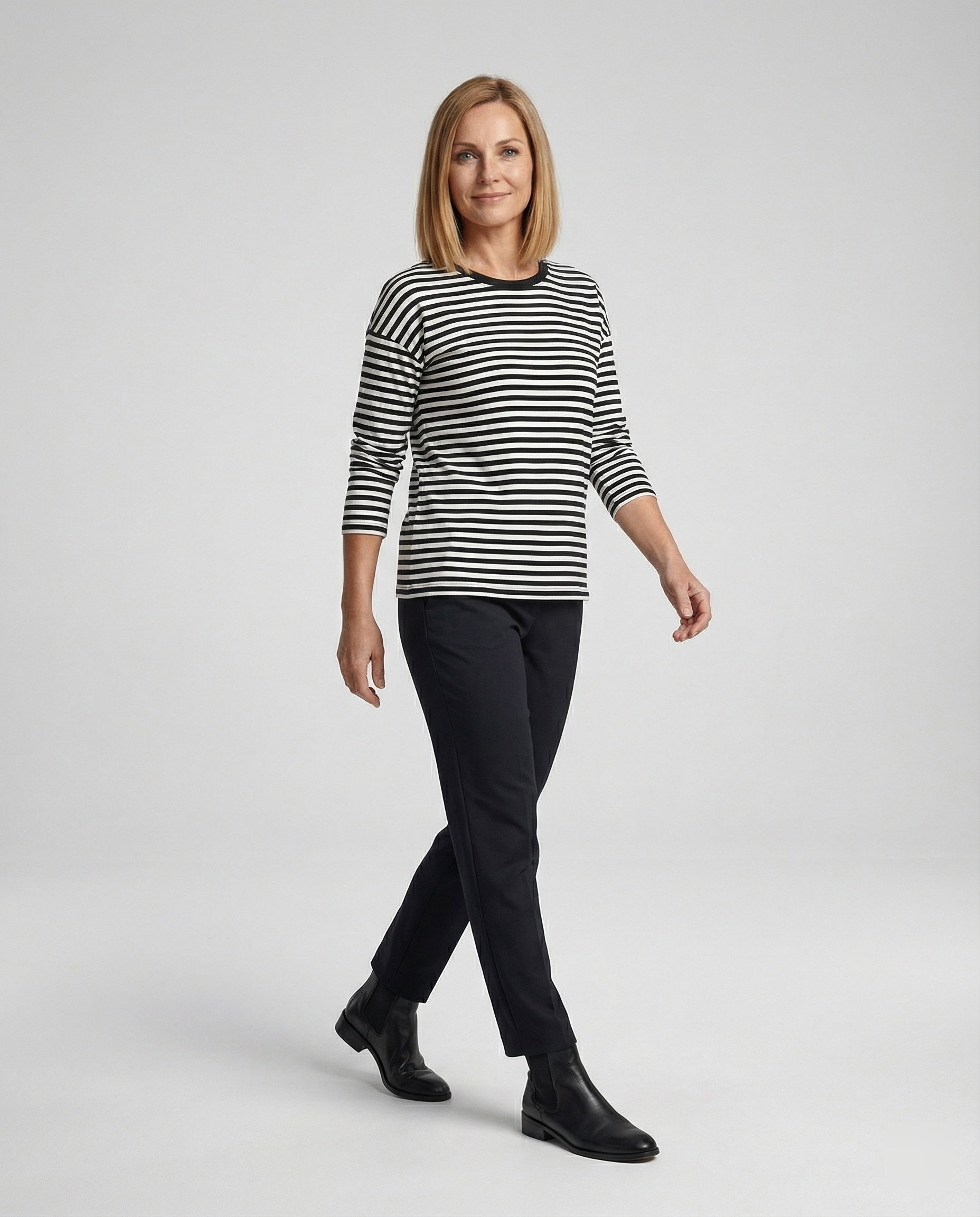 Freizeitkleidung Damen Longsleeve Breton