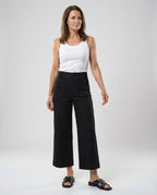 Damen weite Bequemhose mit modischen Details