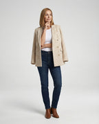 Damen Blazer Tweed Bouclé