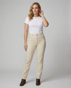 Damen Stoffhose schmal geschnitten mit elegantem Schnitt