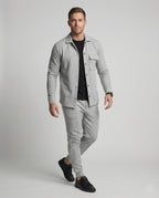 Herren elegantes Freizeitanzug mit modischem Streifenmuster R&B