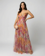 Elegantes Maxikleid im Schönen Blumenmuster für festliche Anlässe | R&B