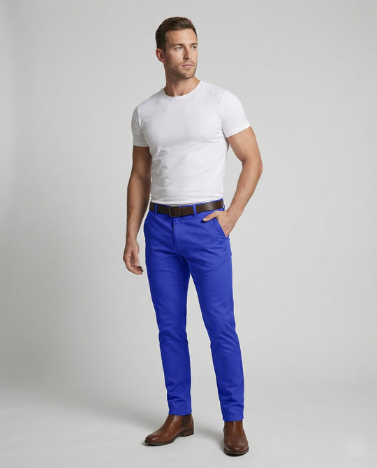 Herren Slim Fit Freizeithose elastisch