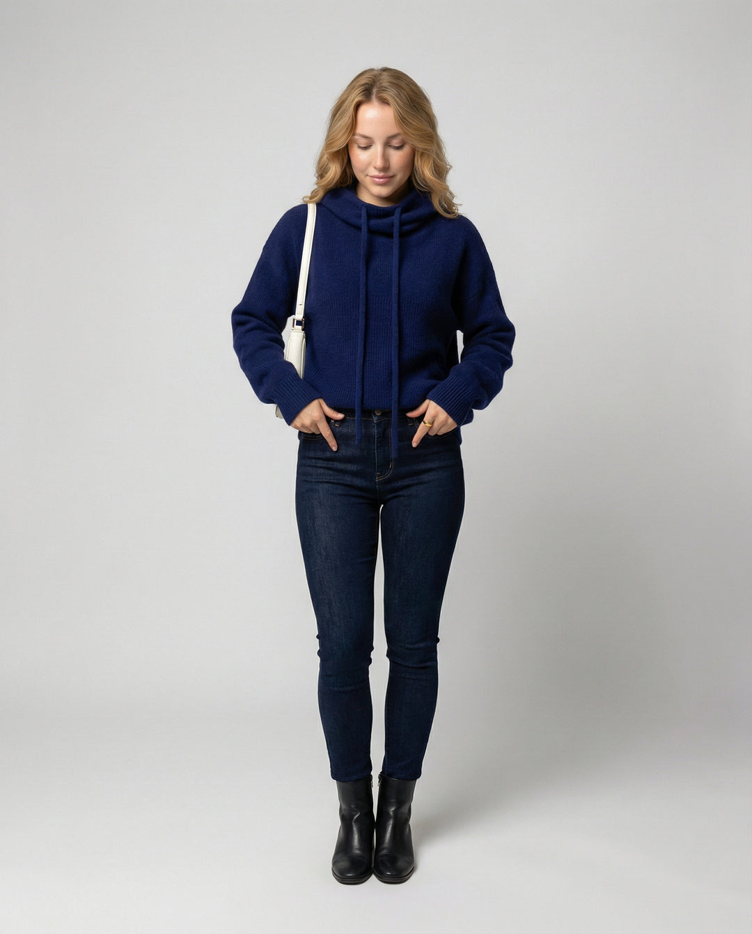 R&B | Merinowolle Damen Rollkragenpulli