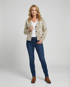 R&B | Cardigan mit 3d Spitzen Knopfverschluss Romantisch und Lässig