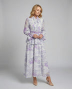Damen Maxikleid Chiffon elegant