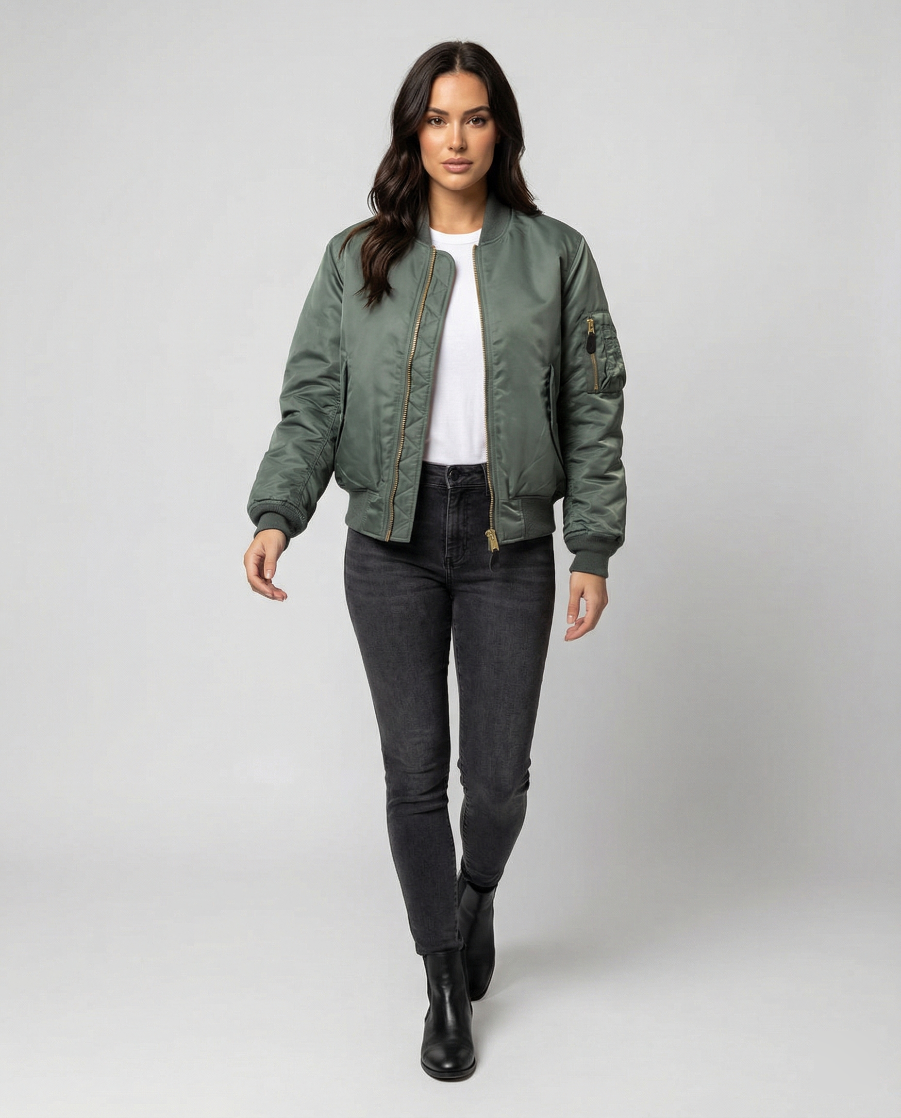 R&B | Unisex Klassisches Bomberjacke für Damen