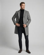 Eleganter Wintermantel Revers Herren