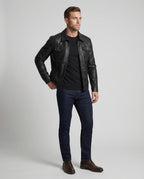 R&B | Exklusive Herren-Lederjacke in Premium-Qualität