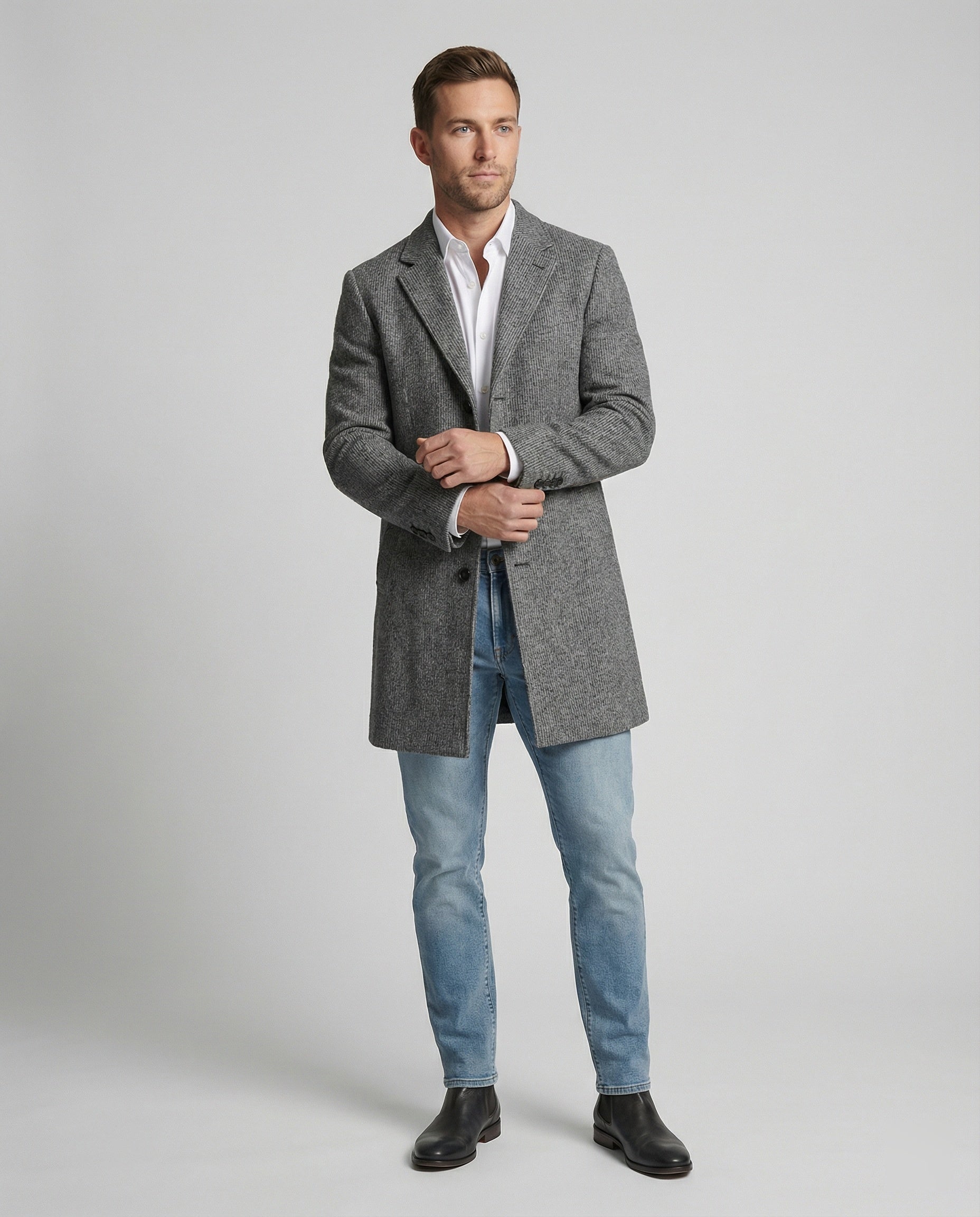 Herren Herbstmantel elegant