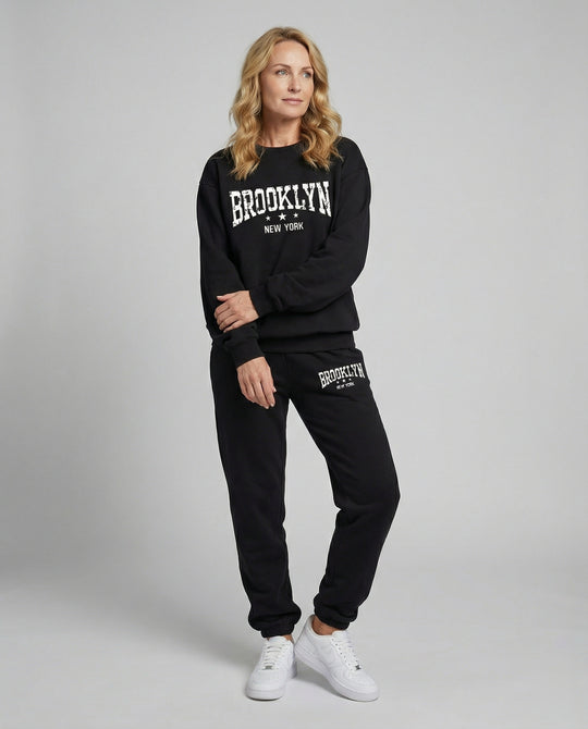 Damen Oversize Sweatset mit Print