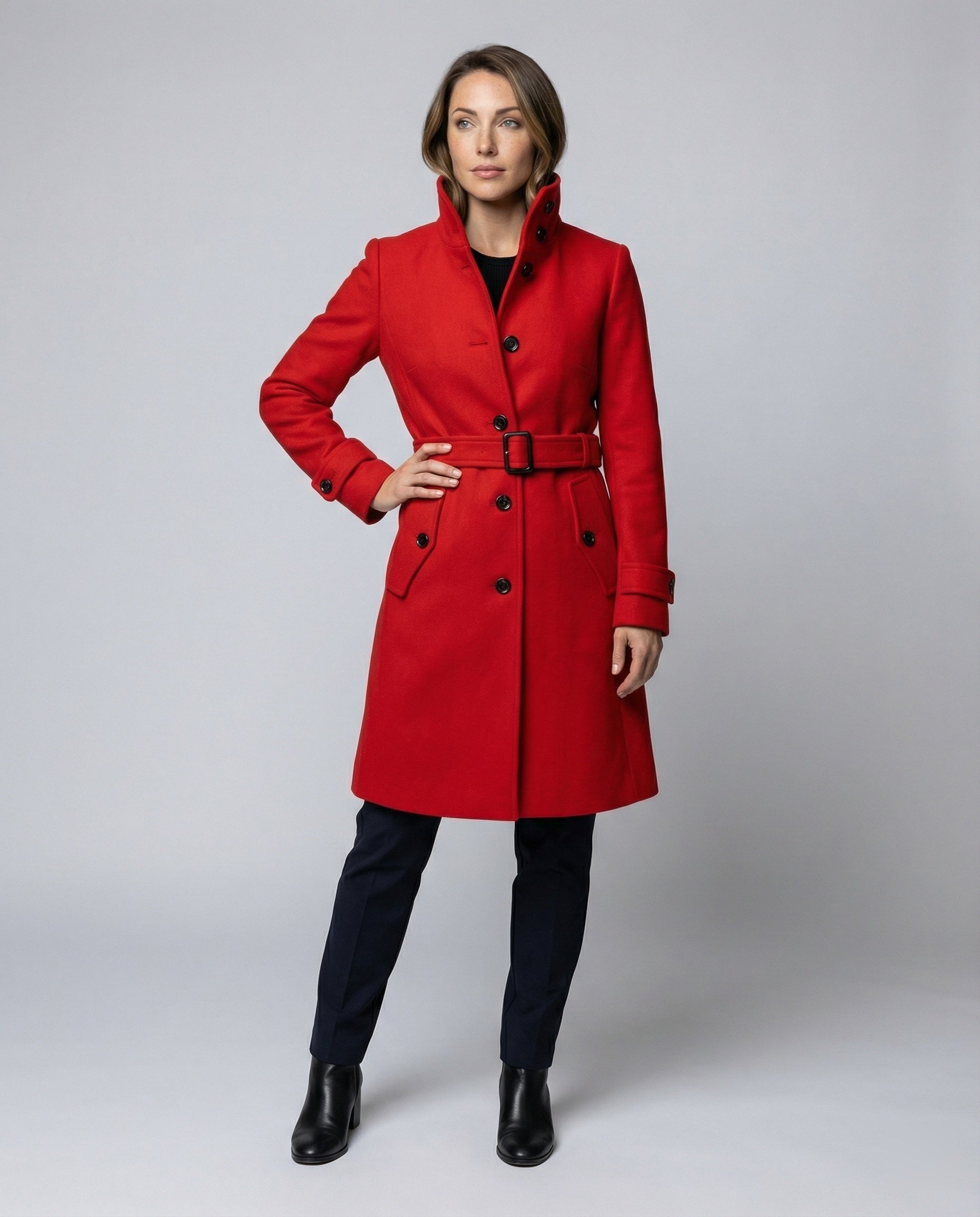 R&B | Lange Warme Trench Mantel - Winter