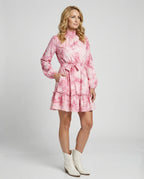 Damen Freizeitkleid Mini mit Volant