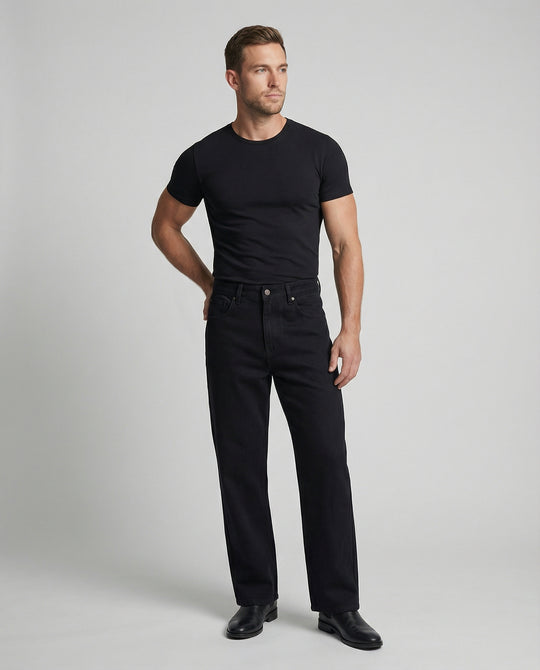 Herren Utility-Jeans mit geradem Schnitt