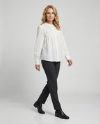 Romantische Baumwollbluse Damen