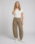 R&B | Damen Trendy Weite-Bein Hose Denim