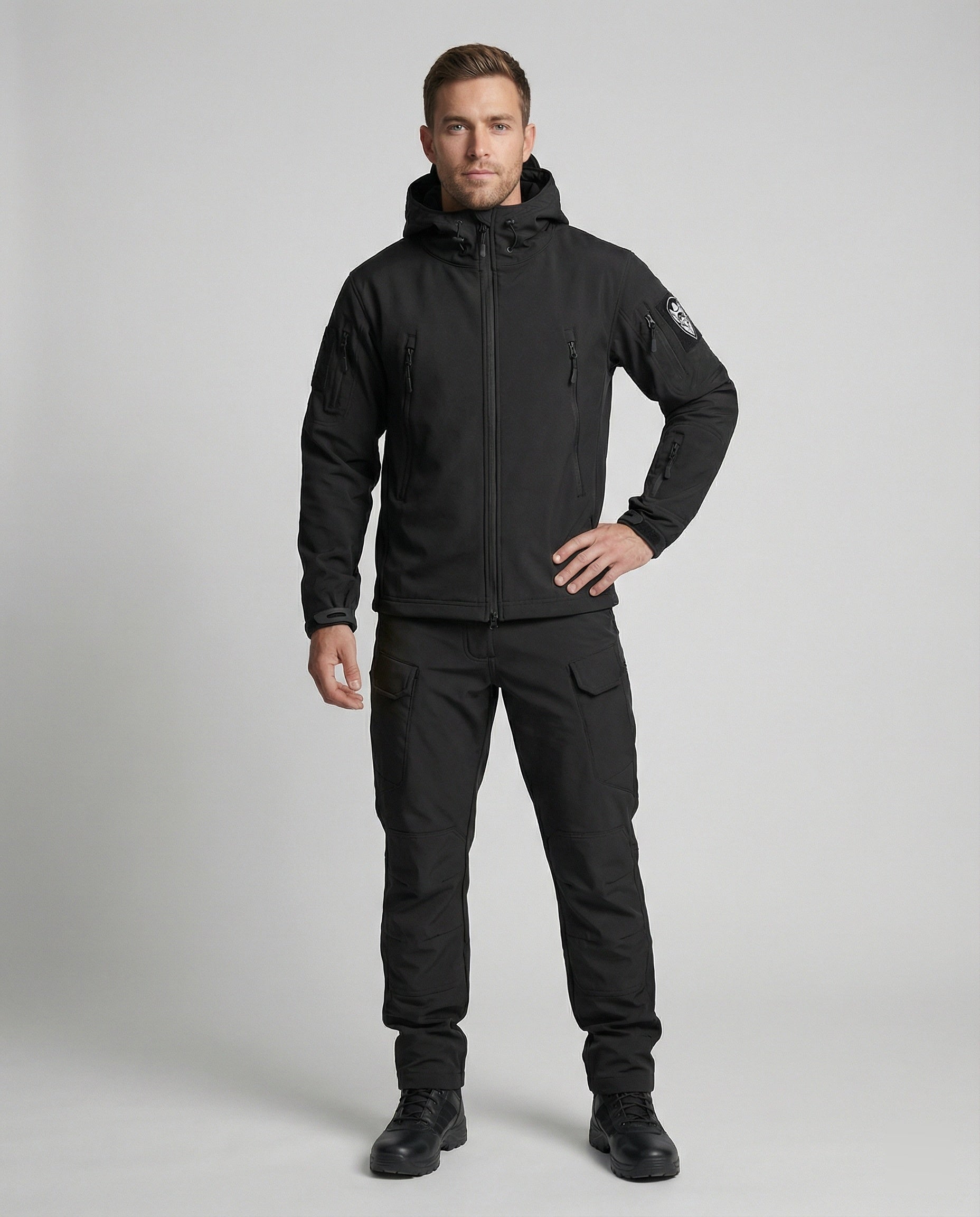 Multifunktionale Herren Fleecejacke