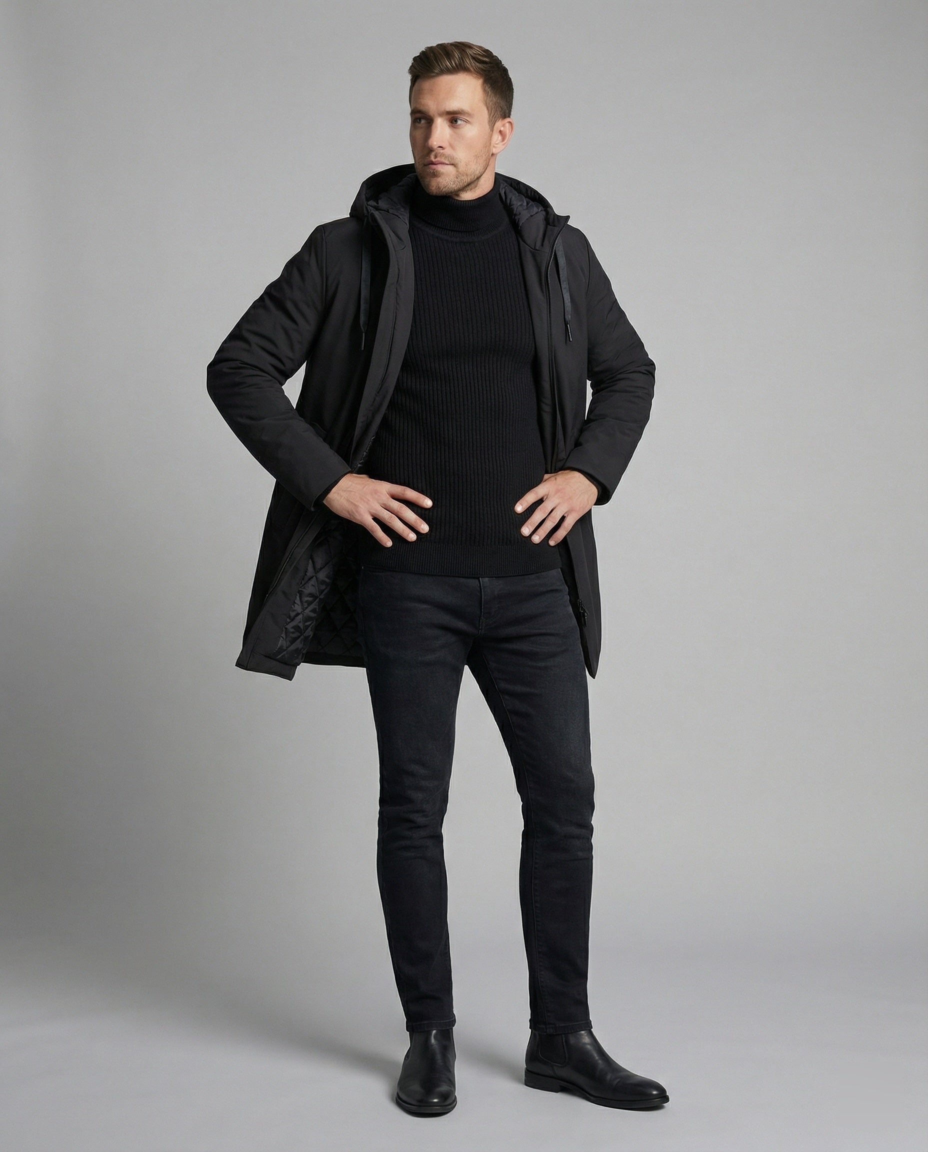 R&B | Wasserdichter Bequemer Parka Winterjacke