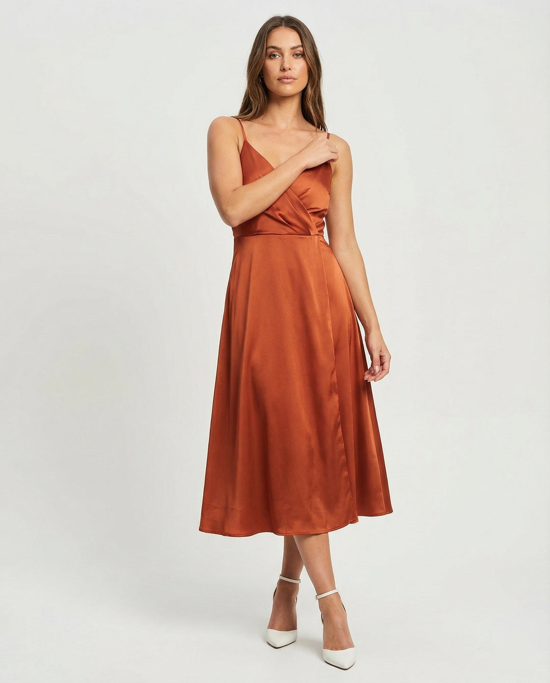 R&B | Stylisches Träger-Midi-Kleid
