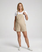 Damen Umstands Latzshorts