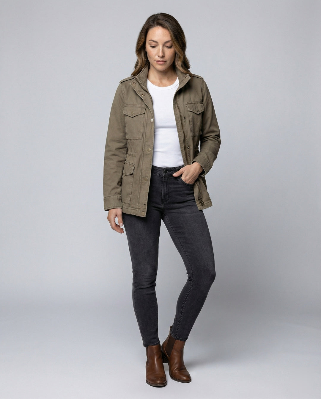 R&B | Damen Cargo Jacke