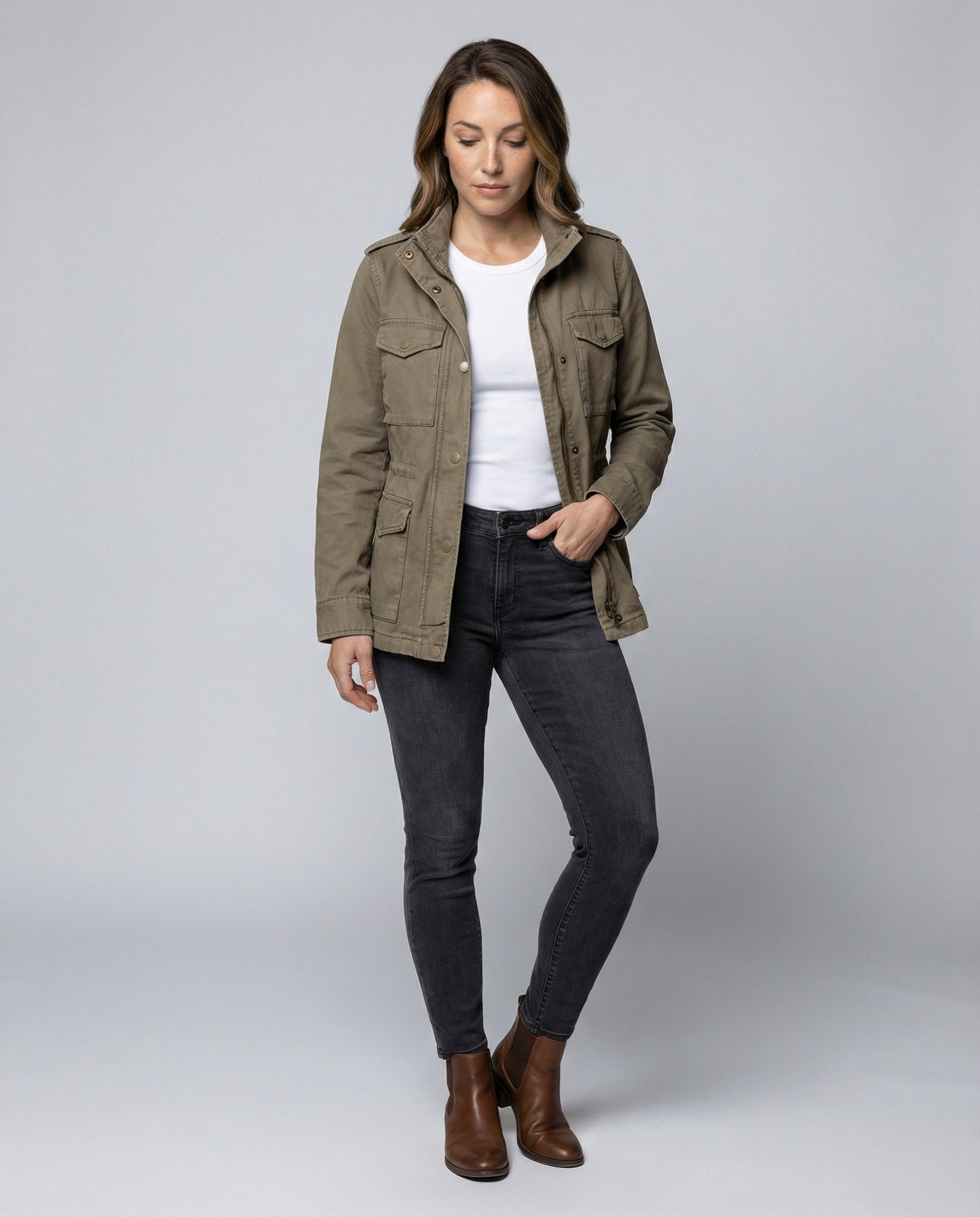 R&B | Damen Cargo Jacke