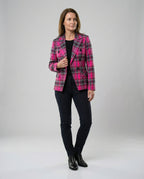 Damen Karierter Blazer mit modernem Schnitt