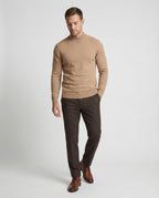 Herren Strickpullover mit Stehkragen