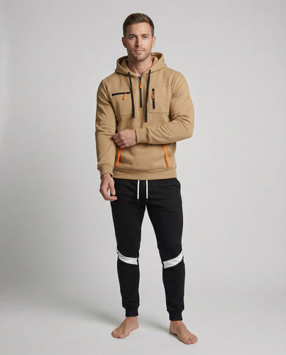 Herren sportliches Hoodie- und Jogginghosen-Set R&B