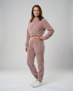 Damen Lounge-Anzug mit Cropped Jacke