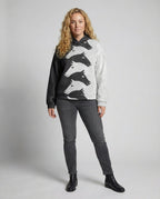 Damen Hoodie mit kreativem Pferdemuster & bequemer Passform | R&B