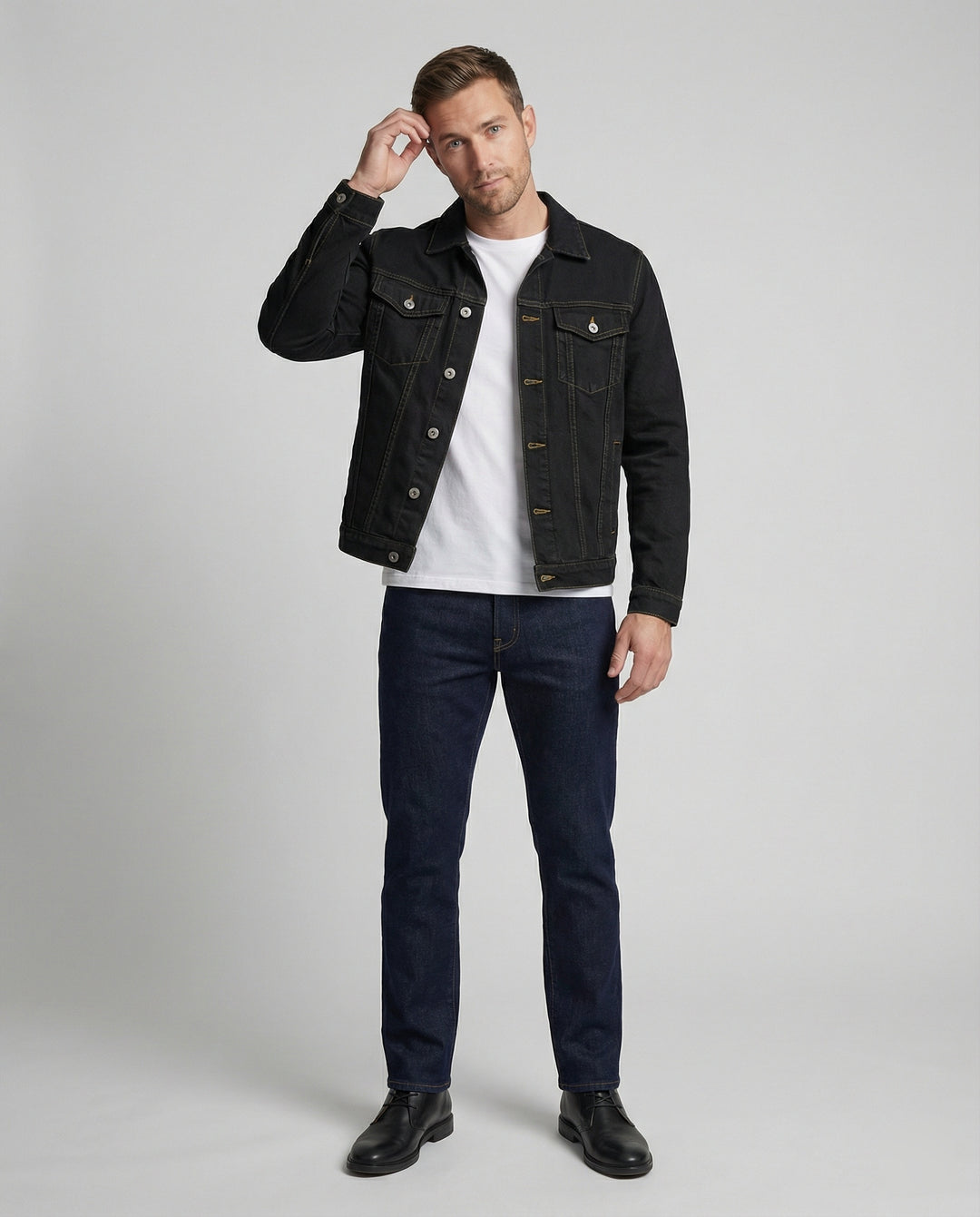 Herren Jeansjacke Trucker Klassisch