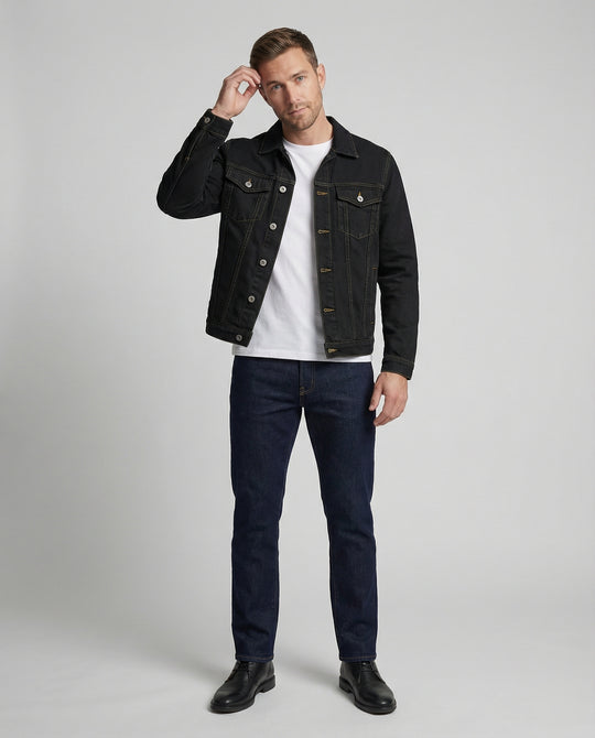 Herren Jeansjacke Trucker Klassisch