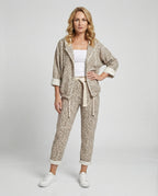 Damen Zweiteiler Set Hoodie Jogginghose