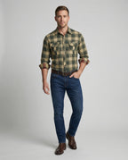 Herren Langarmhemd Herren Flanell