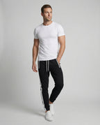 Herren sportliche Jogginghose mit innovativen Seitentaschen R&B
