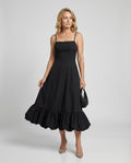 Damen Maxikleid mit schmalen Trägern