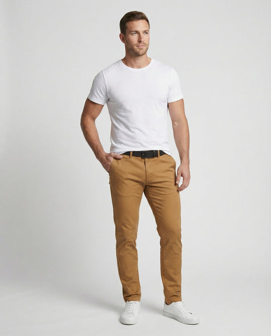 Herren Chinohose Slim Fit modern