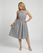 Freizeitkleid Damen Midikleid A-Linie
