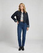 Damen Jeansjacke kurz kastig