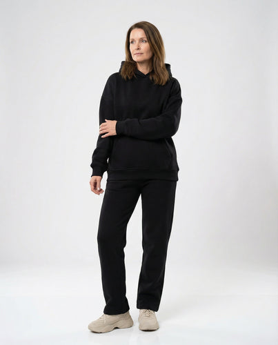 Damen Sweatanzug mit hohem Kragen
