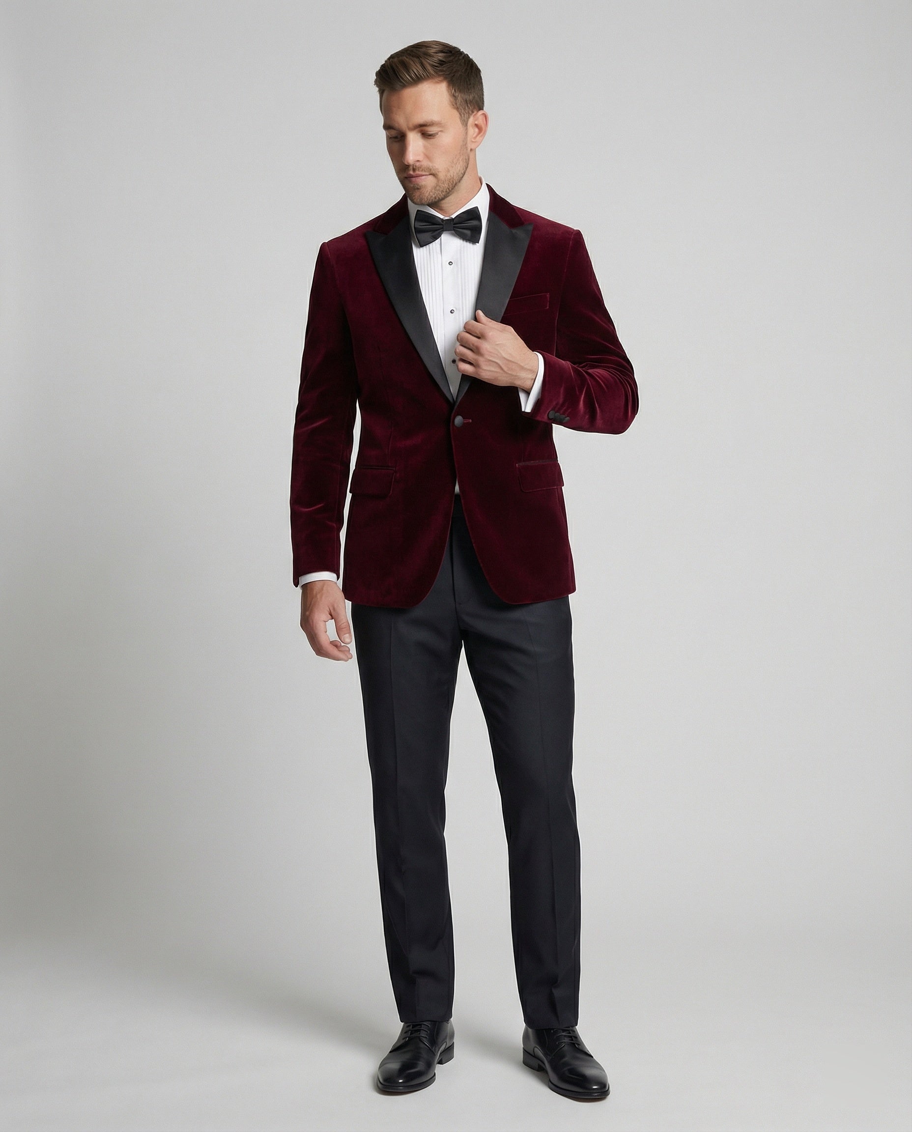 R&B | Herren Sommerjacke mit Schmaler Passform und Kontrastierendem Revers