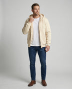 R&B | Warmer Fleecegefütterter Winterhoodie für Herren